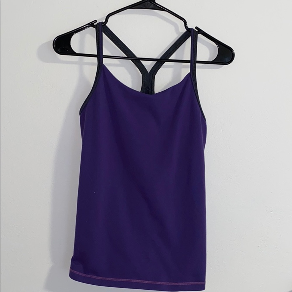 Purple lululemon tank top